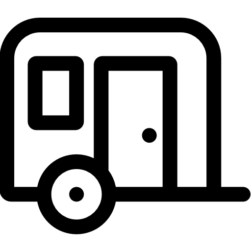 トレーラー Basic Rounded Lineal icon