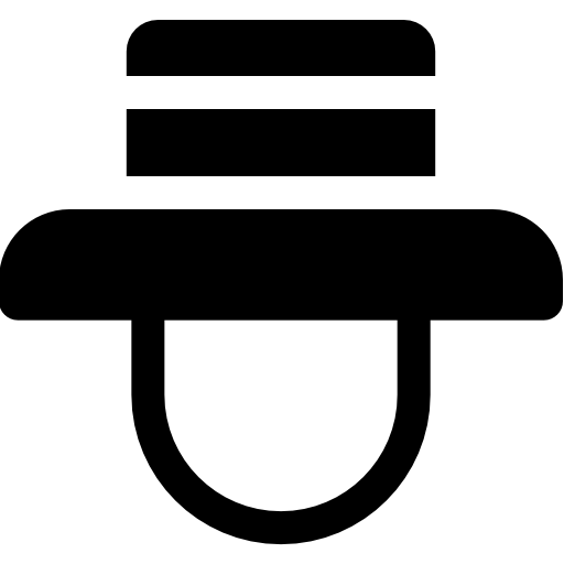 모자 Basic Rounded Filled icon