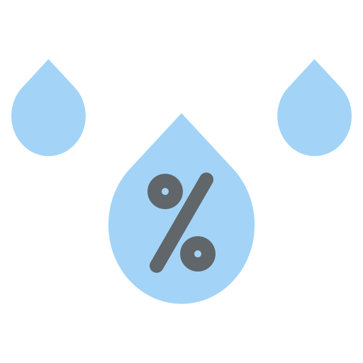 湿度 Generic color fill icon