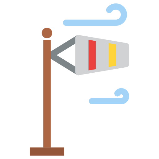 wiatrówka Generic color fill ikona