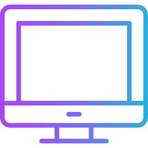 컴퓨터 Generic gradient outline icon