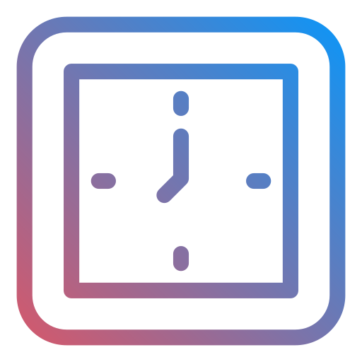 시계 Generic gradient outline icon