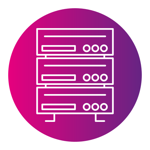 base de datos Generic gradient fill icono