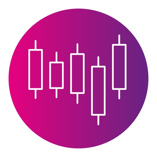 candlestick-diagramm Generic gradient fill icon