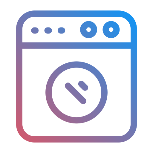 lavadora Generic gradient outline icono