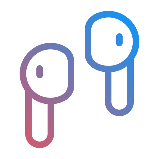 Earbuds Generic gradient outline icon