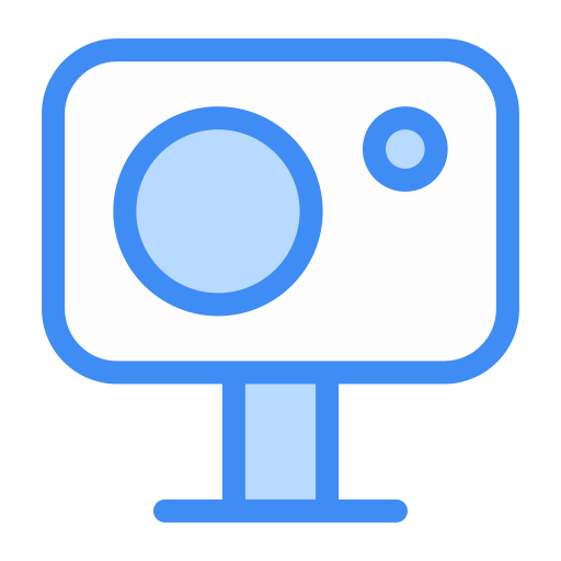 Web camera Generic color lineal-color icon