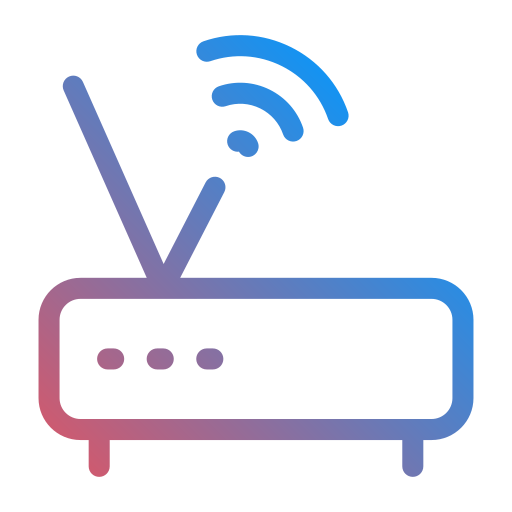 wlan router Generic gradient outline icon