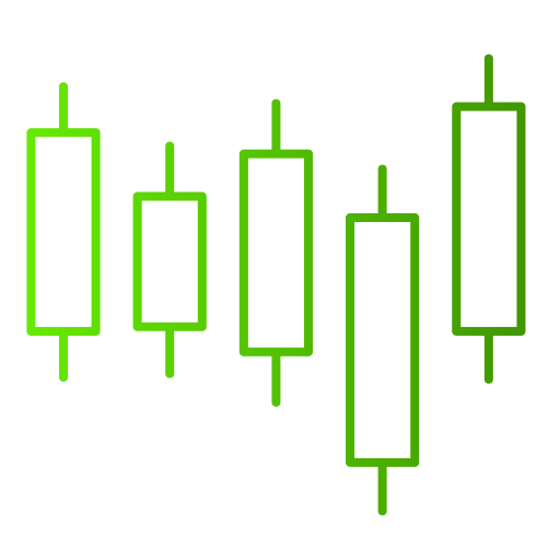 Candlestick chart Generic gradient outline icon