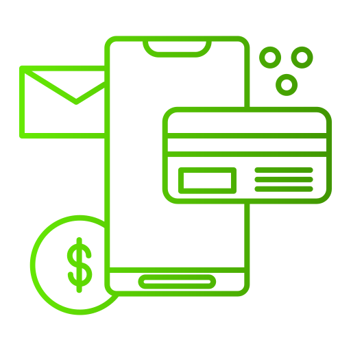 mobile banking Generic gradient outline icon