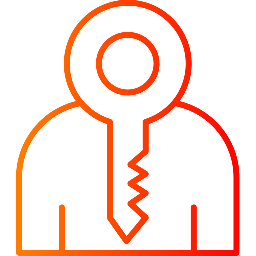 Key person Generic gradient outline icon