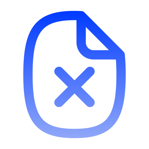 kruis Generic gradient outline icoon