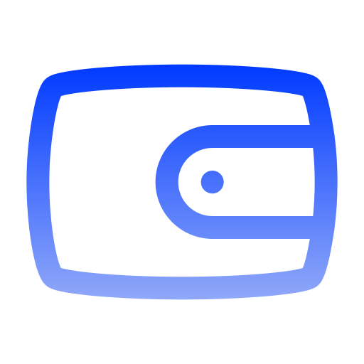 財布 Generic gradient outline icon