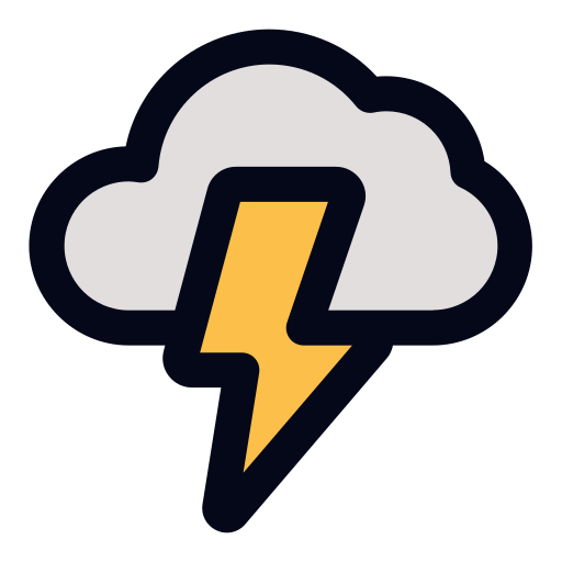 Lightning bolt Generic color lineal-color icon