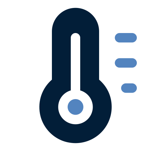 thermometer Generic color fill icon