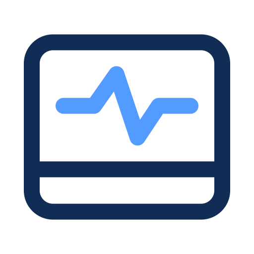 ekg Generic color outline ikona