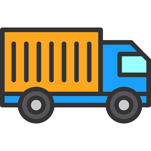貨物トラック Generic color lineal-color icon