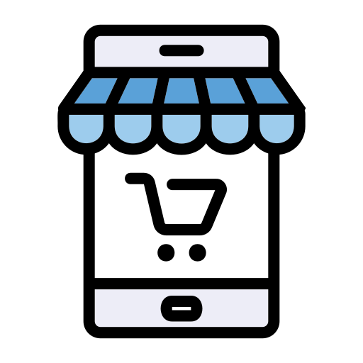 Online store Generic color lineal-color icon