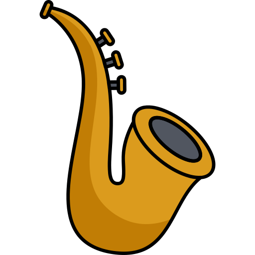 saksofon Generic color lineal-color ikona