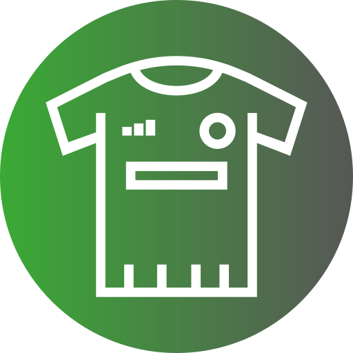 축구 셔츠 Generic gradient fill icon