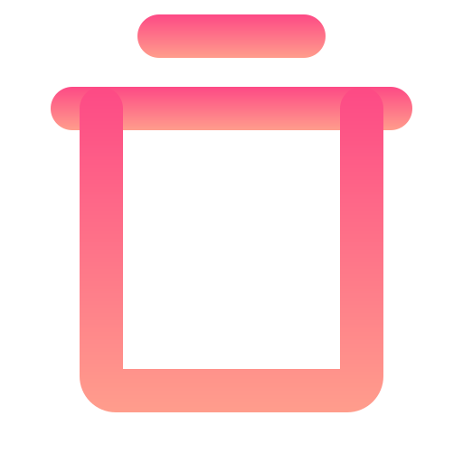 afval Generic gradient outline icoon