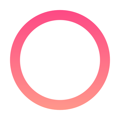 círculo Generic gradient outline icono