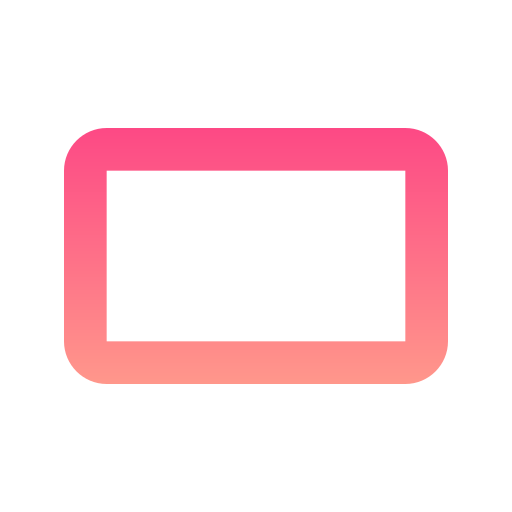 rectangle Generic gradient outline Icône