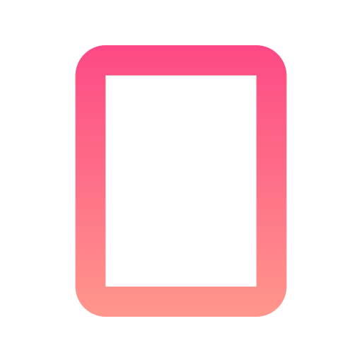 rectángulo Generic gradient outline icono