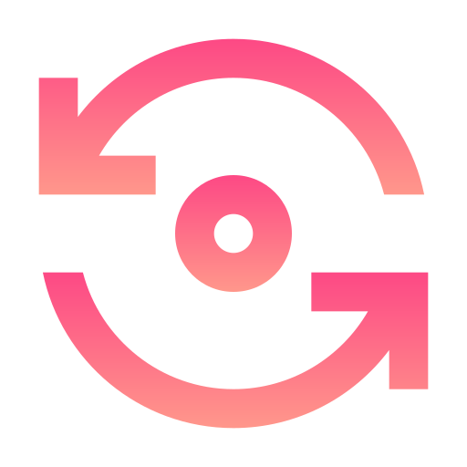 회전 Generic gradient outline icon