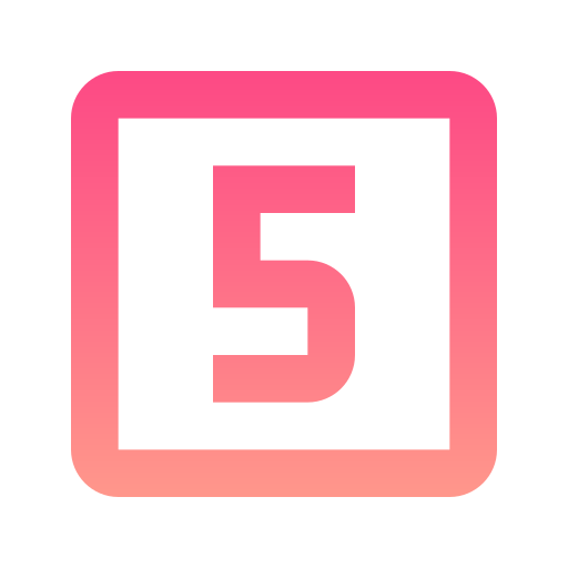 5 Generic gradient outline icono
