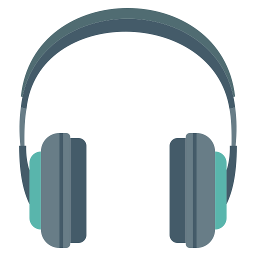 zestaw słuchawkowy Generic color fill ikona
