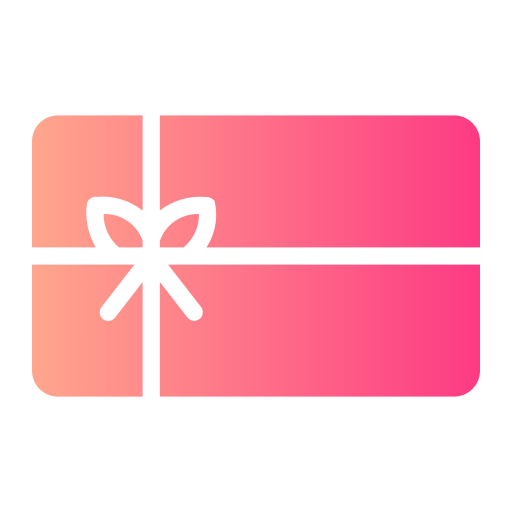 Gift card Generic gradient fill icon