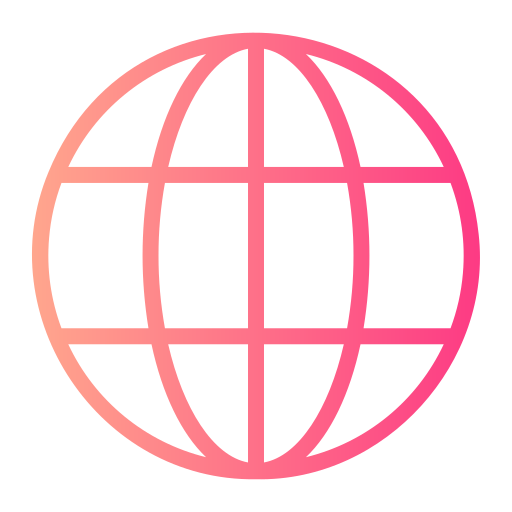globe Generic gradient outline Icône