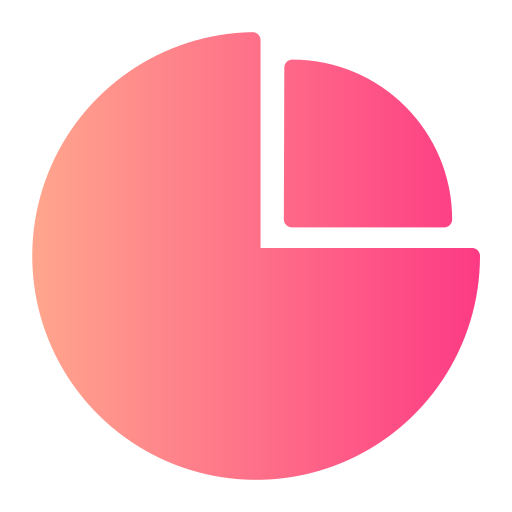 Pie graph Generic gradient fill icon