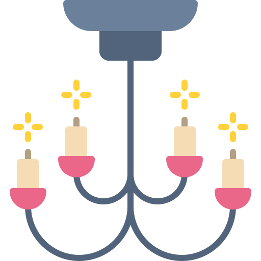 candelabro Generic color fill icono