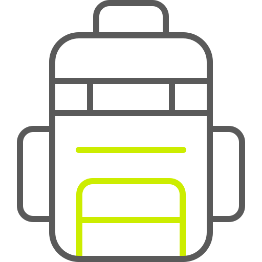 Backpack Generic color outline icon