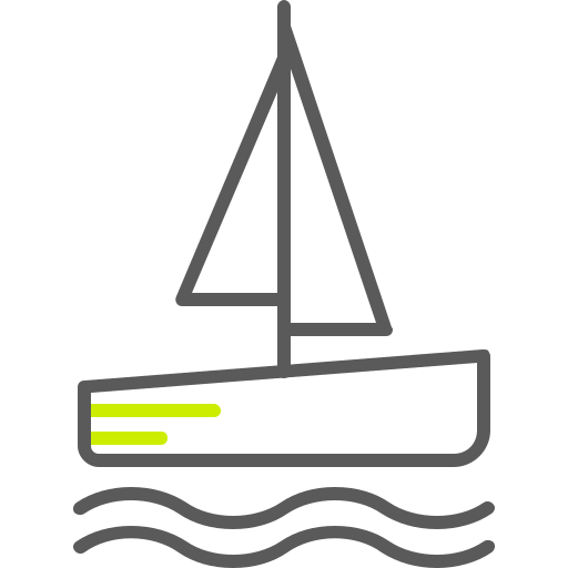 catamarano Generic color outline icona