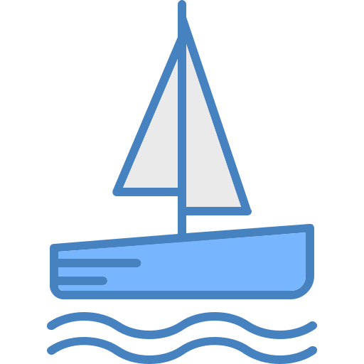 catamaran Generic color lineal-color Icône