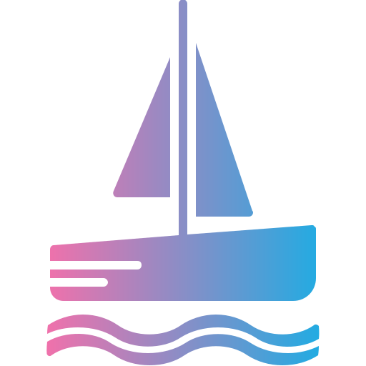 catamarán Generic gradient fill icono