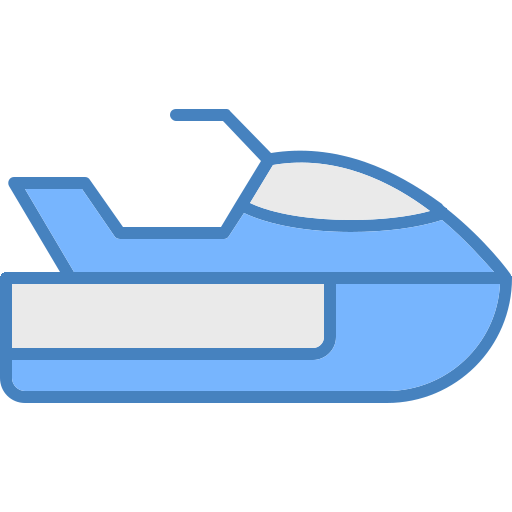 moto acuática Generic color lineal-color icono