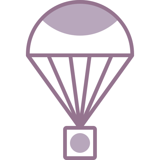 parachute Generic color lineal-color icoon
