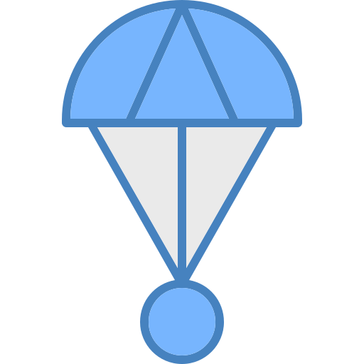 parachutespringen Generic color lineal-color icoon