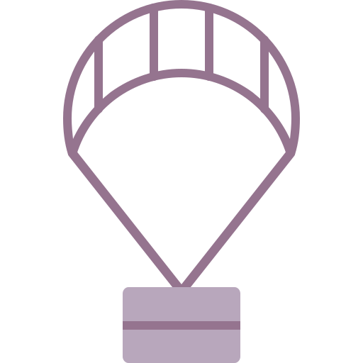 Paragliding Generic color lineal-color icon