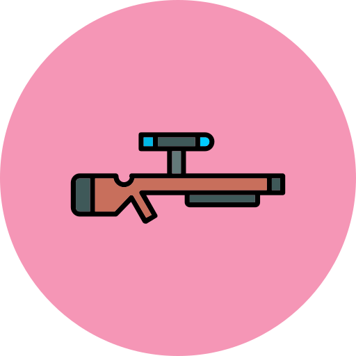 jachtgeweer Generic color lineal-color icoon
