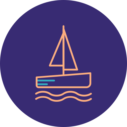 Catamaran Generic color fill icon