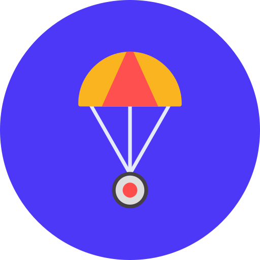 paracadutismo Generic color fill icona