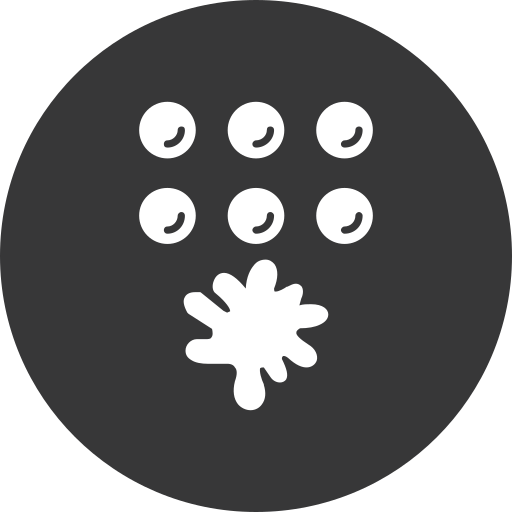 페인트볼 Generic black fill icon