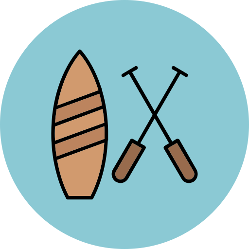 tabla de paddle Generic color lineal-color icono
