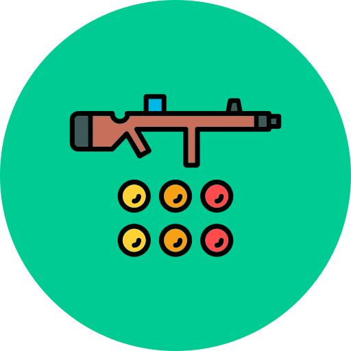 pistola de paintball Generic color lineal-color icono