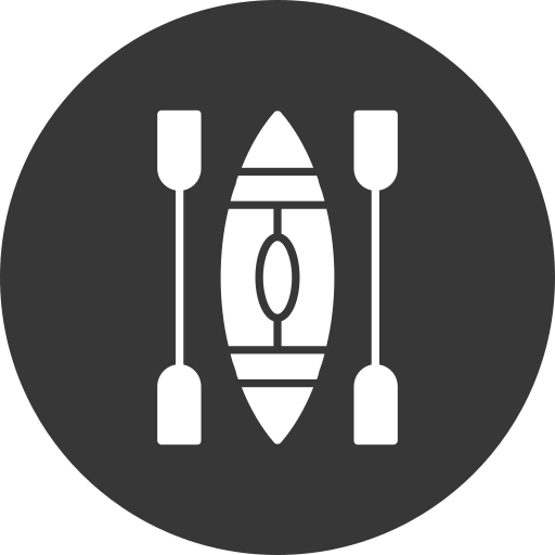 Canoe Generic black fill icon
